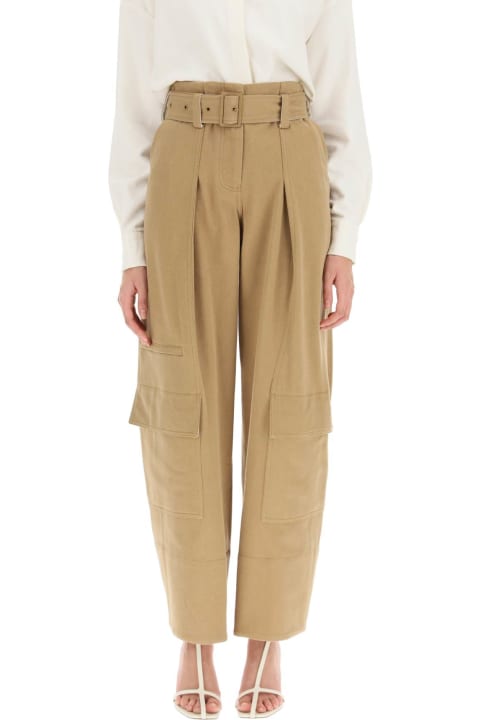 Fashion for Women Low Classic Cargo Pants With Matching Belt