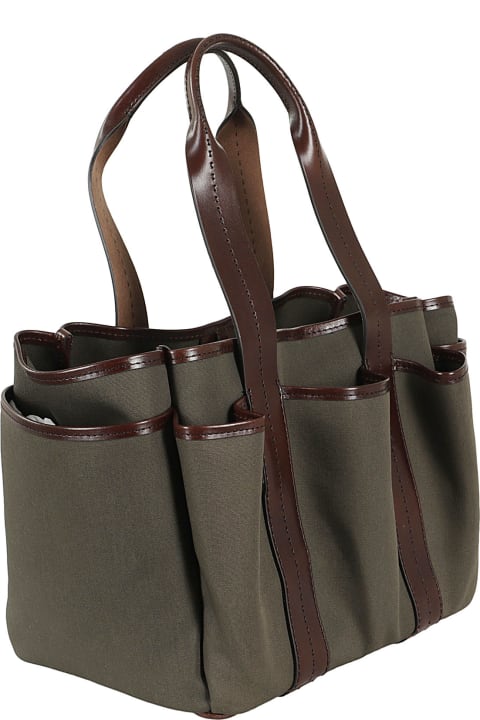 Max Mara Shoulder Bags for Women Max Mara Logo Patch Top Handle Bag