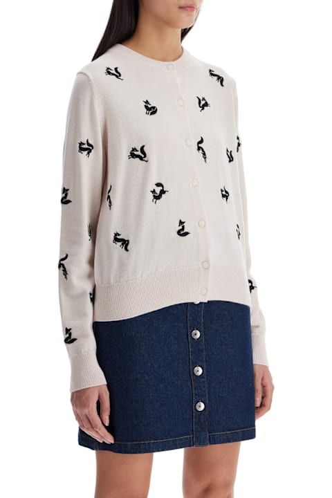 Maison Kitsuné for Women Maison Kitsuné Fancy Fox Cardigan