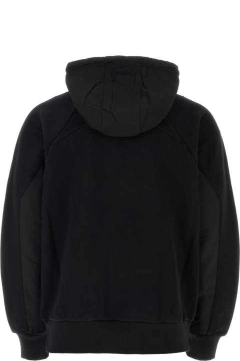 Reebok Fleeces & Tracksuits for Men Reebok Black Cotton Sweatshirt