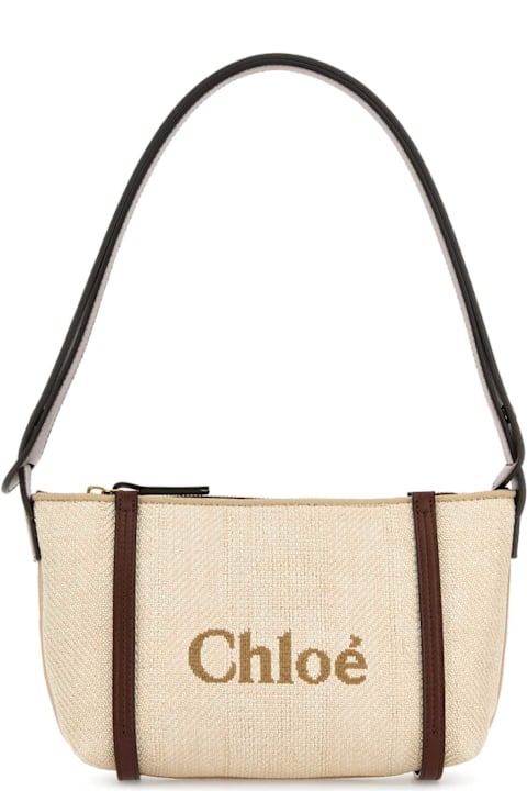 Chloé Bags for Women Chloé Sand Canvas Carry Shoulder Bag