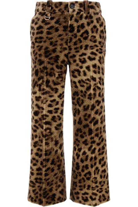 الملابس خصم على السيدات Chloé Printed Velvet Pant