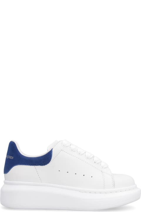 Alexander McQueen أحذية لـ بنات Alexander McQueen Molly Leather Low-top Sneakers