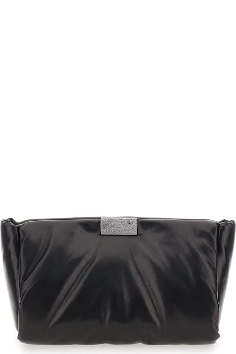 Brunello Cucinelli Totes for Women Brunello Cucinelli Black Clutch With Monil Detail In Leather Woman