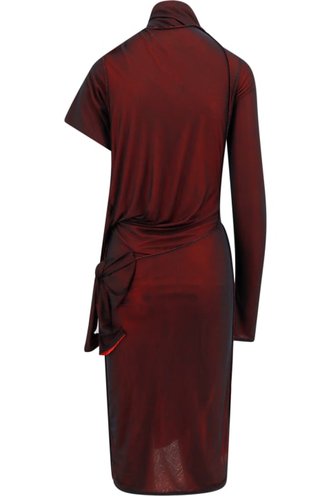 Maison Margiela Dresses for Women Maison Margiela Viscose Dress With Asymmetric Sleeves
