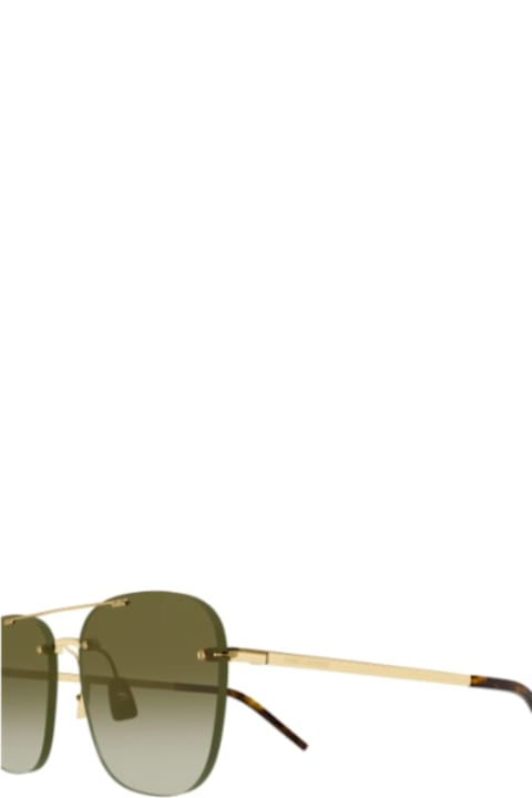 Homeware Saint Laurent Eyewear Sl 309 Rimless003-gold-gold-brown