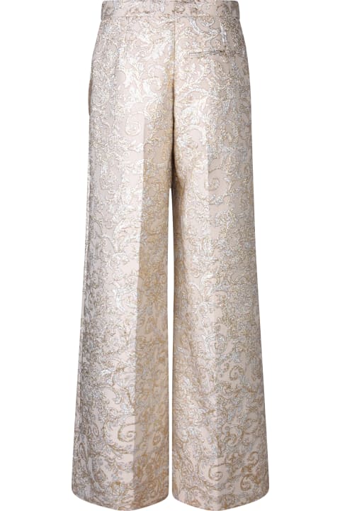 Fashion for Women Stella McCartney Jacquard Gold Trousers