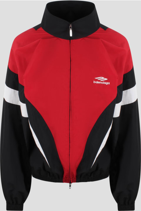 Balenciaga for Men Balenciaga 3b Sports Icon Off Shoulder Tracksuit Jacket