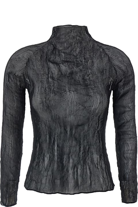 Issey Miyake for Women Issey Miyake 'chiffon Twist-56' Sweater