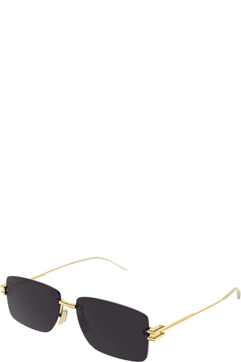 Eyewear for Women Bottega Veneta Eyewear Bv1126s-002 - Gold Sunglasses