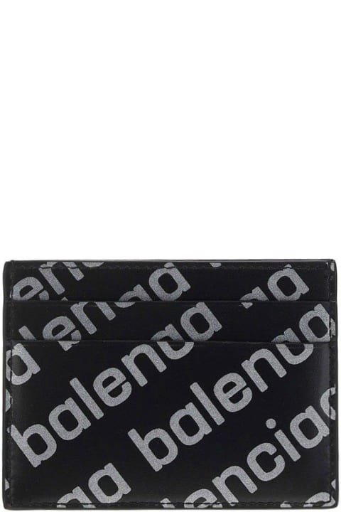 Balenciaga for Men Balenciaga Reflective Printed Cash Card Holder