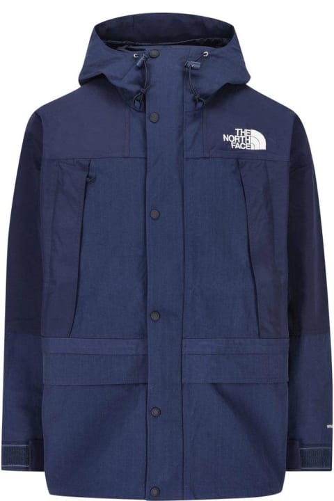 Coats & Jackets for Men The North Face Ripstop Mountain Logo Embroidered Hooded Jacket