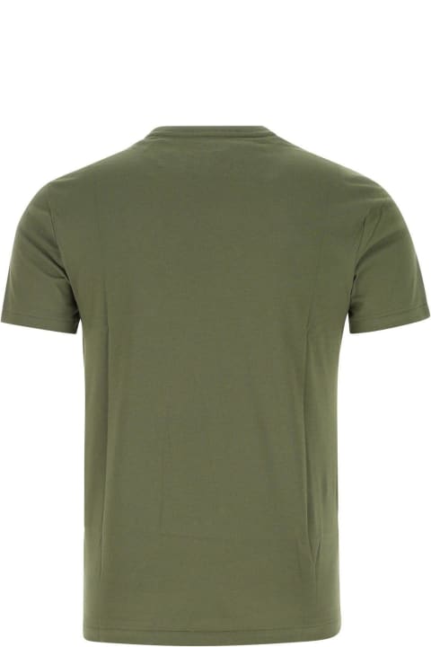 Fashion for Men Polo Ralph Lauren Military Green Cotton T-shirt Polo Ralph Lauren
