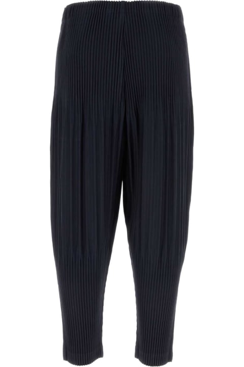 Homme Plissé Issey Miyake for Men Homme Plissé Issey Miyake Midnight Blue Polyester Pant