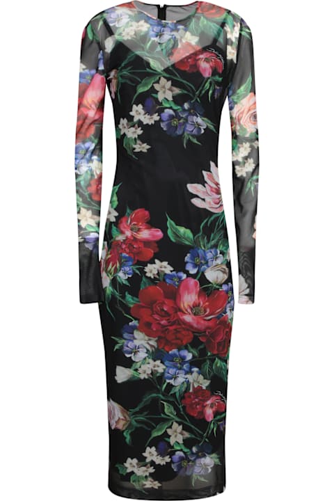 Dolce & Gabbana Dresses for Women Dolce & Gabbana Black Floral Dress