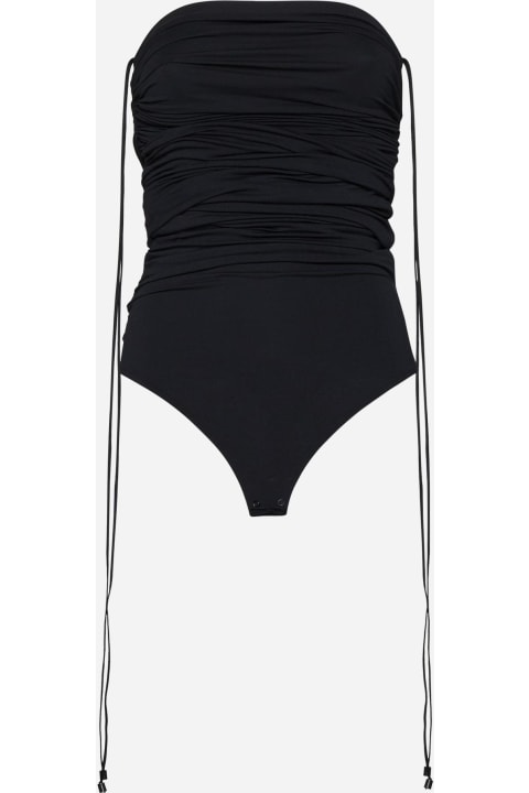 Fatal Draping Jersey Bodysuit