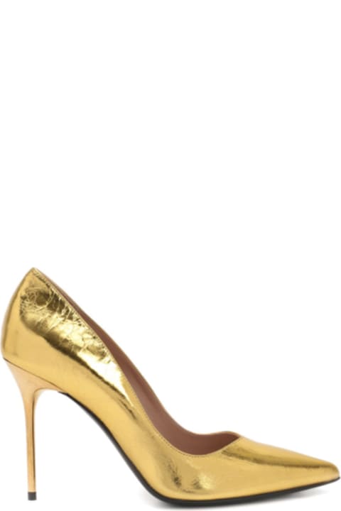 High-Heeled Shoes for Women Balmain Leather Pumps