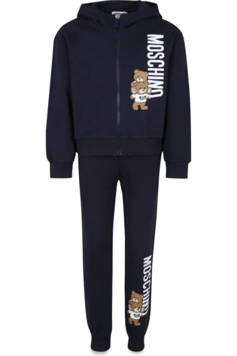 Jumpsuits for Girls Moschino Sweatshirt W/zip + Pants