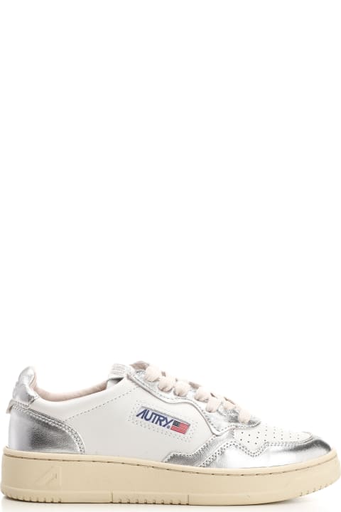 Sneakers for Women Autry 'medalist' Sneakers With Silver Inserts