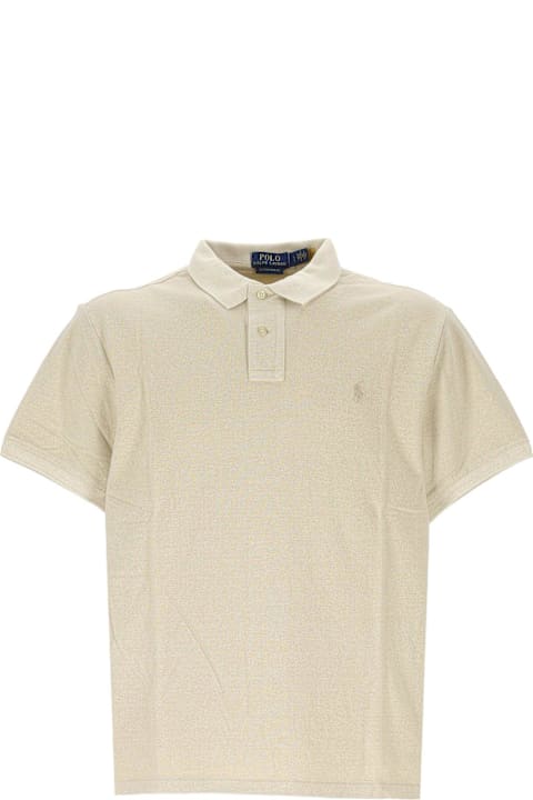 Homeware Polo Ralph Lauren Custom Slim Mineral-dyed Buttoned Polo Shirt