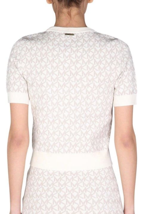 MICHAEL Michael Kors Sweaters for Women MICHAEL Michael Kors Monogram Logo Shirt