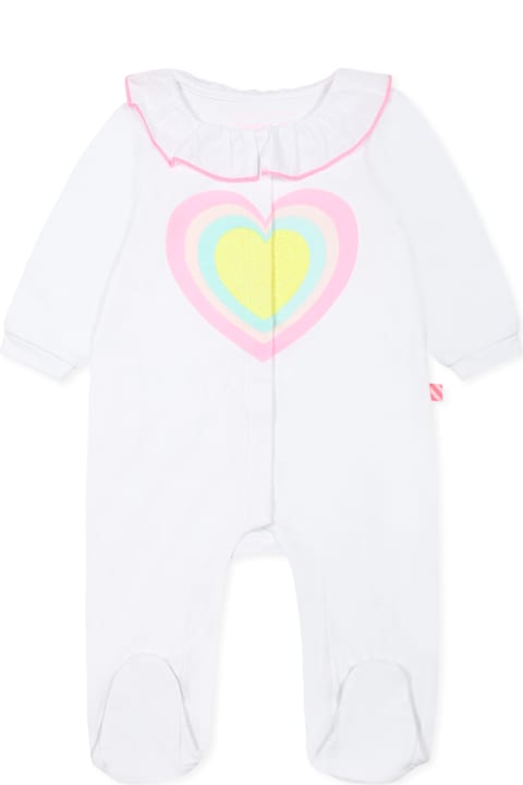 Homeware Billieblush White Babygrow For Baby Girl With Heart