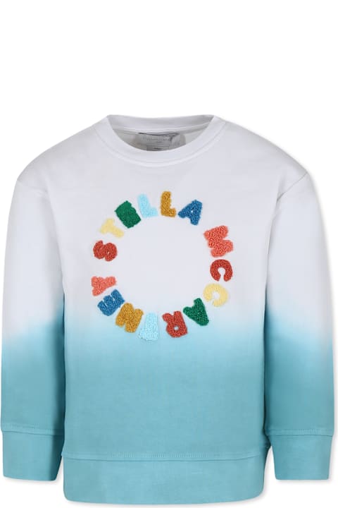 Homeware Stella McCartney Kids White Sweatshirt For Boy With Logo