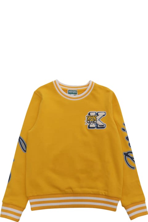 Kenzo Kids Kenzo Kids Yellow Sweater