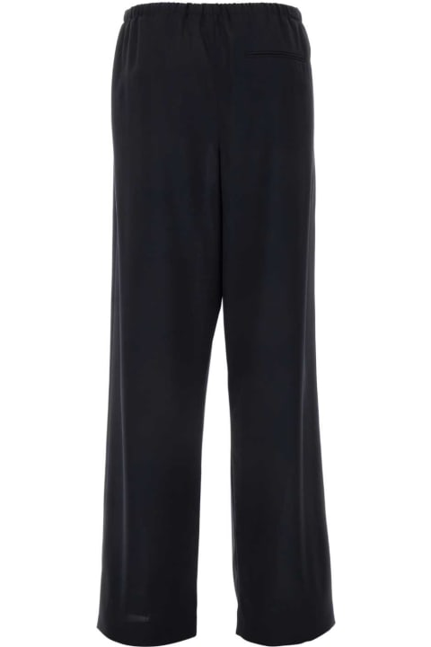 The Row Pants for Men The Row Navy Blue Wool Donatello Pant