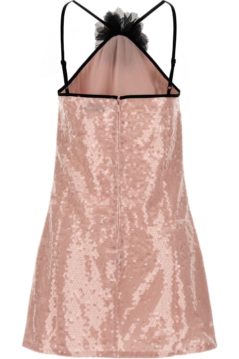 Fashion for Women self-portrait 'pale Pink Sequin Mini' Dress
