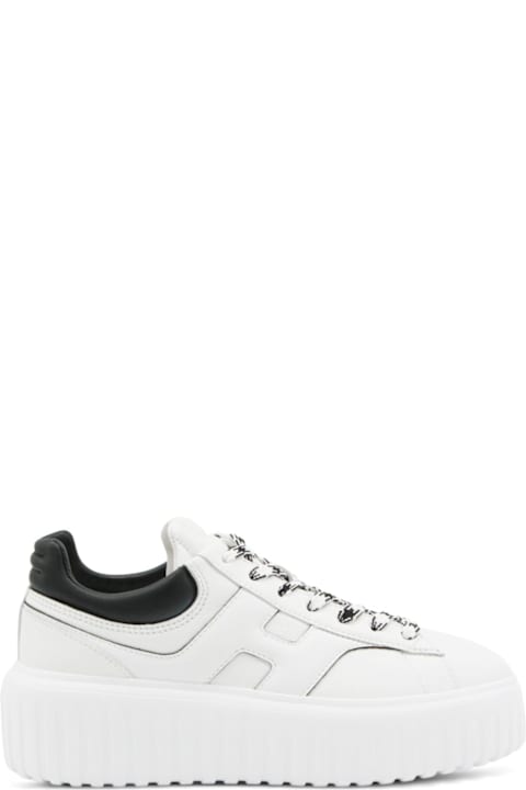 Hogan H-stripes Leather Sneakers