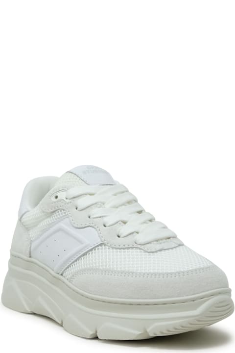 Copenhagen Shoes for Women Copenhagen Copenhagen White Leather/suede Sneakers