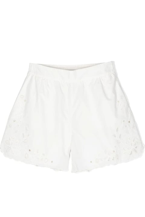 Chloé Bottoms for Girls Chloé Chloè Kids Shorts White