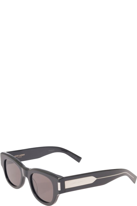 ウィメンズ Saint Laurentのアイウェア Saint Laurent Square-frame Tinted Sunglasses In Black Acetate Woman