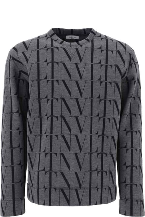 メンズ Valentinoのフリース＆ラウンジウェア Valentino Vltn Cotton Sweatshirt