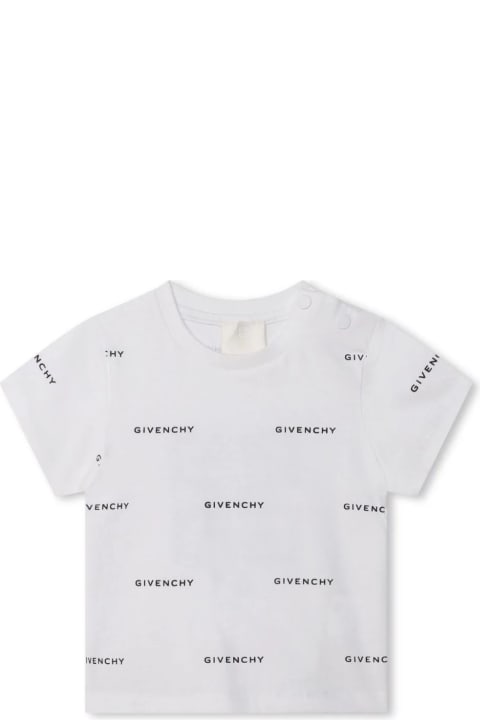 Fashion for Baby Boys Givenchy Givenchy Kids T-shirts And Polos White