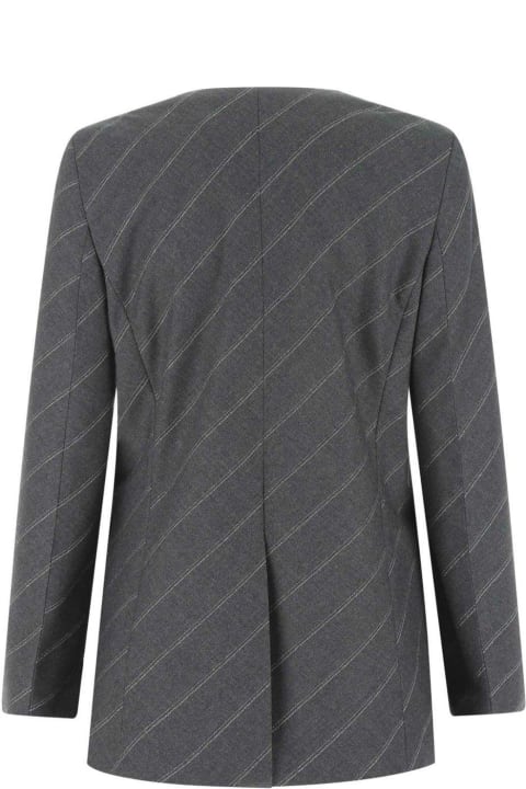 Stella McCartney Coats & Jackets for Women Stella McCartney Logo-printed Striped Blazer
