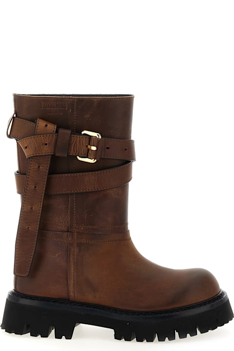 Moschino for Kids Moschino 'brick' Boots