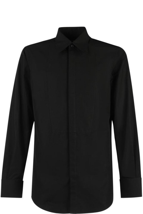 Dsquared2 Shirts for Women Dsquared2 Pointed-collar Conceal Fastened Shirt