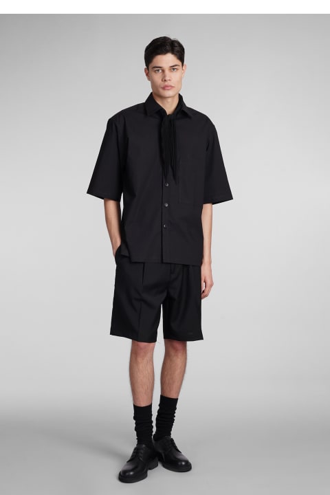 costumein Clothing for Men costumein Stefano Shirt In Black Cotton