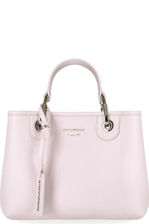 Emporio Armani Totes for Women Emporio Armani Myea Logo Printed Tote Bag
