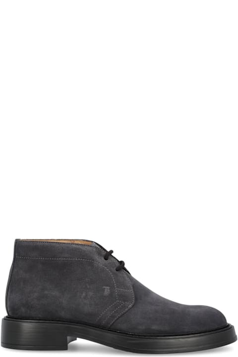 Tod's for Men Tod's Desert Round Toe Lace-up Boots