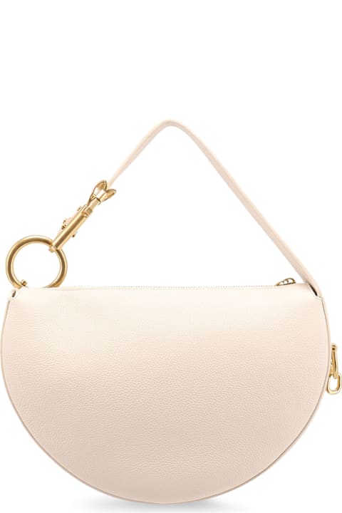 Homeware Burberry Ivory Leather Knight Arc Handbag