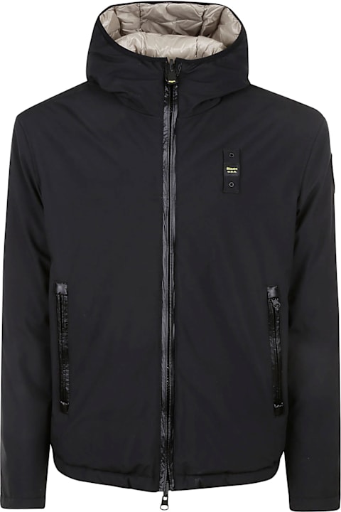 Blauer معاطف وجواكت لـ القسم الرجالي Blauer Pocket Zip Reversible Padded Jacket