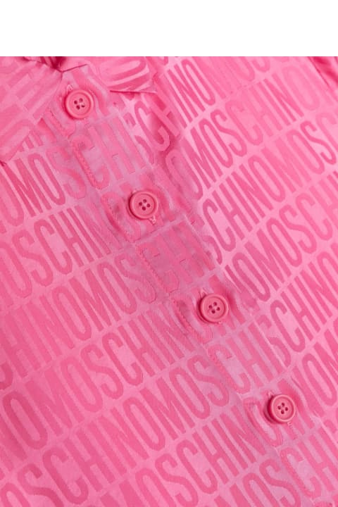 Moschino Shirts for Girls Moschino Camicia Con Monogramma Jacquard