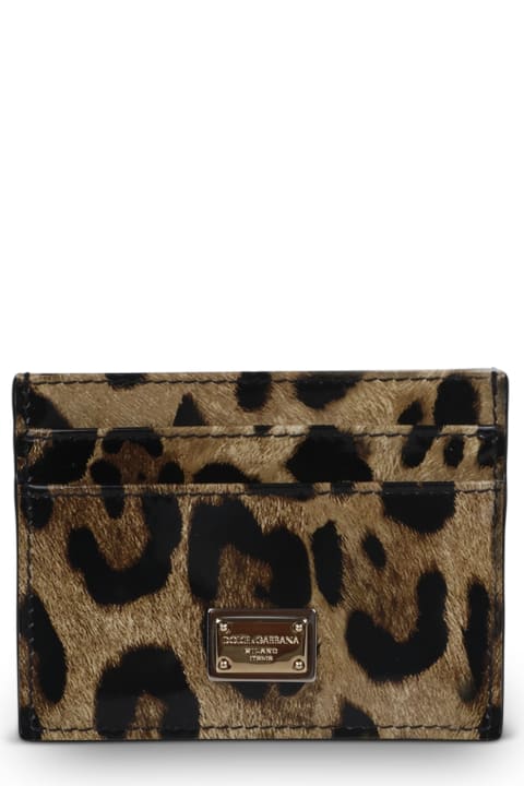 Dolce & Gabbana Wallets for Women Dolce & Gabbana Dolce & Gabbana Leopard-print Card Holder