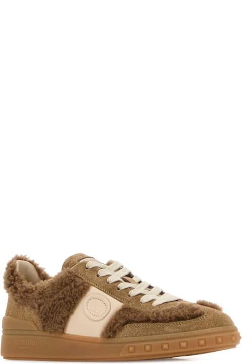 Valentino Garavani Camel Upvillage Sneakers
