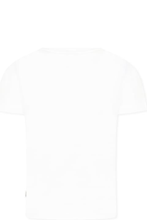Homeware Hugo Boss White T-shirt For Boy With Logo
