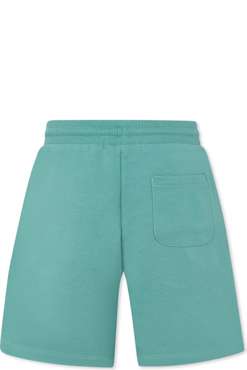 Calvin Klein ملابس تحتية لـ أولاد Calvin Klein Green Shorts For Kids With Logo