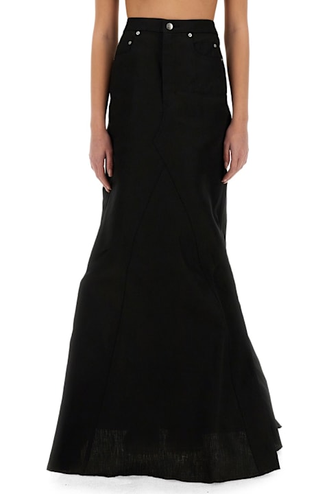 Rick Owens Skirts for Women Rick Owens Long Skirt